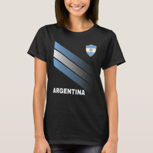 Voetbal Argentijnse vlag voor Mannen uit het Voetb T-shirt