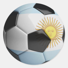 Voetbal Argentinië Ronde Sticker