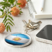 Voetbal Argentinië Sleutelhanger (Zijkant)