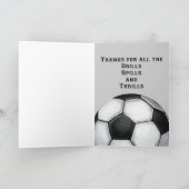 Voetbal Art Bedankt Coach (Binnen)