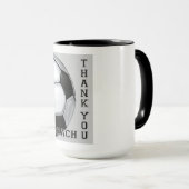 voetbal Art Bedankt Coach Mok (Voorkant rechts)