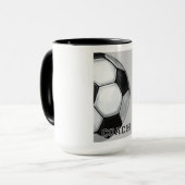 voetbal Art Bedankt Coach Mok (Voorkant links)