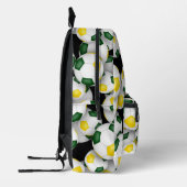 Voetbal Atleet Monogram Groen Goud Club Kleuren Bedrukte Rugzak (Links)