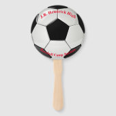 Voetbal Auction Paddle Handwaaier (Voorkant)