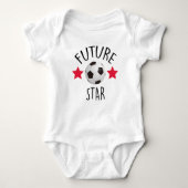 Voetbal Baby Bodysuit, Volleybal Gift Romper (Voorkant)