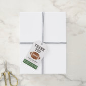 Voetbal Baby Shower Cadeaulabel (Met Touw)