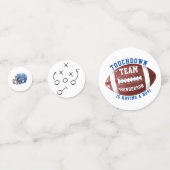 Voetbal Baby Shower Confetti (Voorkanten)