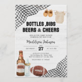 Voetbal Baby Shower Kaart (Voorkant)