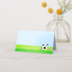 Voetbal Baby shower Kaart plaatsen Plaatskaartje