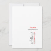 Voetbal Baby shower spel, Football - bewerkbare na Kaart (Achterkant)