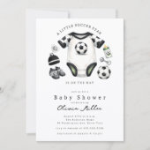Voetbal Baby Shower Uitnodiging (Voorkant)