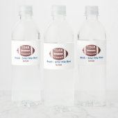 Voetbal Baby Shower Waterfles Etiket (Flessen)