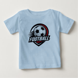 Voetbal Baby T-Shirt  Schattig Klein Voetbalster T
