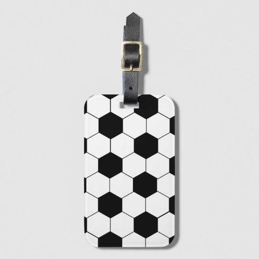 Voetbal Bagagelabel (Voorkant (verticaal))