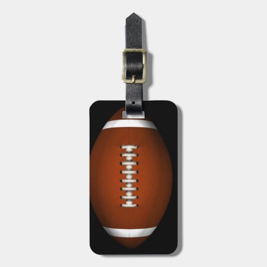 Voetbal Bagagelabel (Voorkant verticaal)