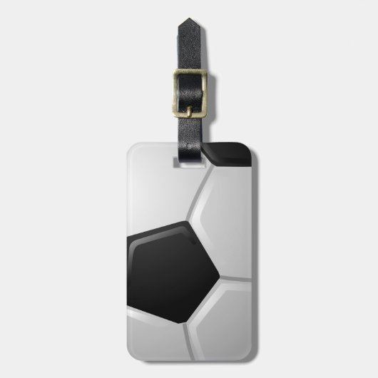 Voetbal Bagagelabel (Voorkant verticaal)