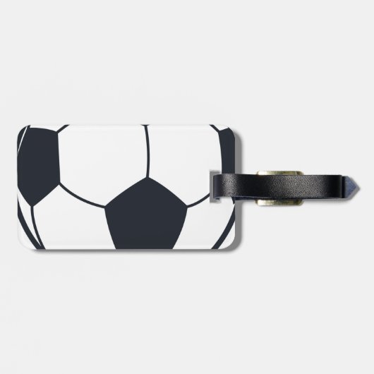 Voetbal Bagagelabel (Achterkant horizontaal)