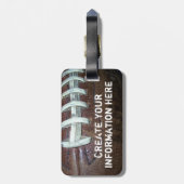 Voetbal Bagagelabel (Achterkant verticaal)