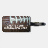 Voetbal Bagagelabel (Achterkant horizontaal)