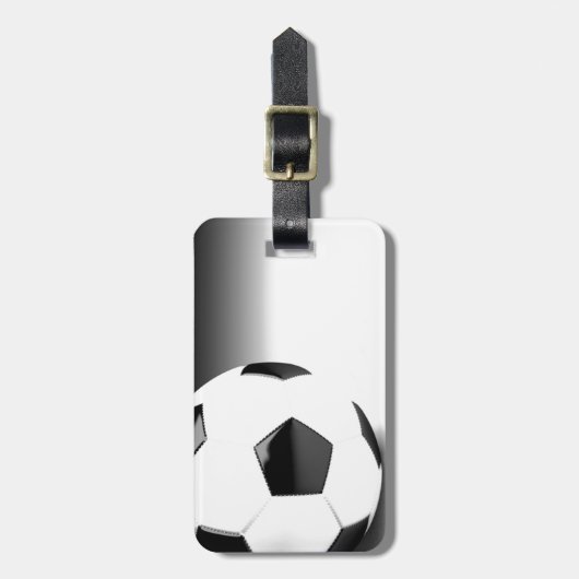 Voetbal Bagagelabel (Voorkant verticaal)
