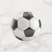 Voetbal Bal Confetti | Teamnaam Feest Decoratie (Kleine voorkant)