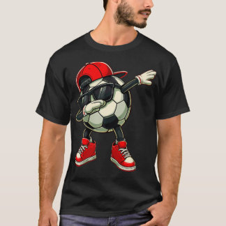 Voetbal Bal Dabben Grappige Speler T-shirt