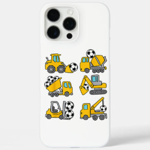 Voetbal Bal Kinderen Voetbal Bouwtrucks iPhone 16 Pro Max Hoesje