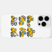 Voetbal Bal Kinderen Voetbal Bouwtrucks Case-Mate iPhone Case (Achterkant (horizontaal))