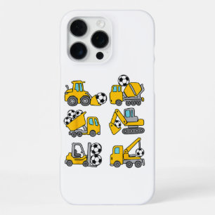 Voetbal Bal Kinderen Voetbal Bouwtrucks iPhone 16 Pro Max Hoesje