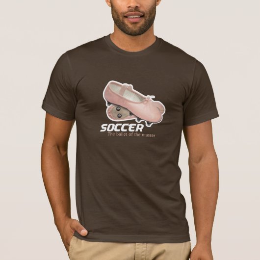 Voetbal - ballet voor de massa t-shirt (Voorkant)