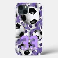 Voetbal Ballz! Meisjes voetbalspeler jersey nummer