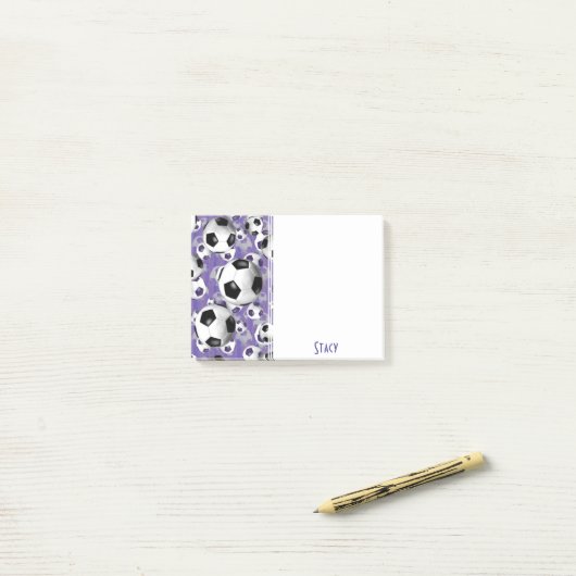 Voetbal Ballz! meisjesvoetbal Post-it® Notes (Op bureau)