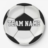 Voetbal/Banquet - Aangepast team - Naam Sport Papieren Bordje (Voorkant)