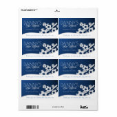 Voetbal Baseball Combo Bar Mitzvah Etiket (Full Sheet)