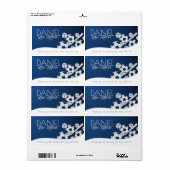 Voetbal Baseball Combo Bar Mitzvah Etiket (Full Sheet)