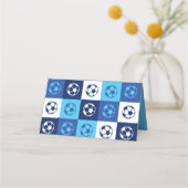 Voetbal Bat Mitzvah Tafel Zitplaatsen Escort Kaart Plaatskaartje (Achterkant)