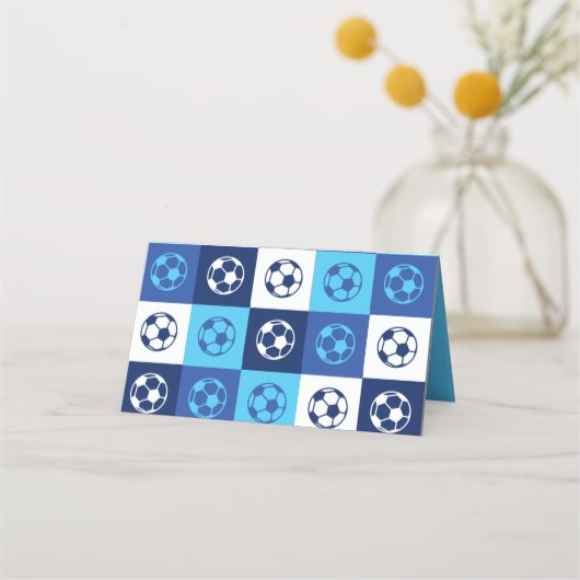 Voetbal Bat Mitzvah Tafel Zitplaatsen Escort Kaart Plaatskaartje (Achterkant)