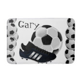 Voetbal Bathroom Bath Mat (Voorkant)