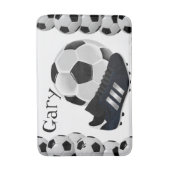 Voetbal Bathroom Bath Mat (Voorkant Verticaal)