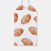 Voetbal bedankkaartje cadeaulabel (Achterkant)