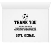 Voetbal Bedankt (Binnen Horizontaal (Onder))