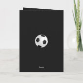Voetbal Bedankt Coach Fotokaart (Achterkant)