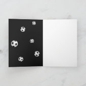 Voetbal Bedankt Coach Fotokaart (Binnen)