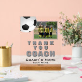 Voetbal Bedankt Coach Team Foto Acryl Bord (Huwelijk)