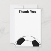 Voetbal Bedankt voor je briefkaarten (Voorkant)