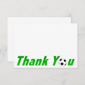 Voetbal Bedankt voor je briefkaarten (Voorkant / Achterkant)