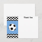 Voetbal Bedankt voor je briefkaarten (Voorkant / Achterkant)