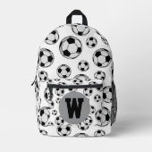 voetbal bedrukte rugzak (Voorkant)