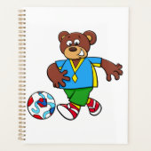 Voetbal Beer Spelen Football in Sport Outfit Planner (Voorkant)