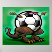 Voetbal Beest Poster (Voorkant)